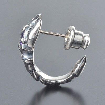 シルバースタッドピアス(片耳用)