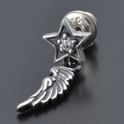 シルバースタッドピアス(片耳用)