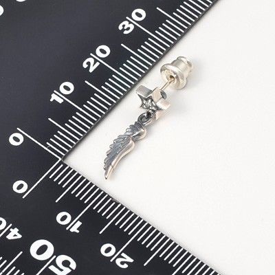 シルバースタッドピアス(片耳用)
