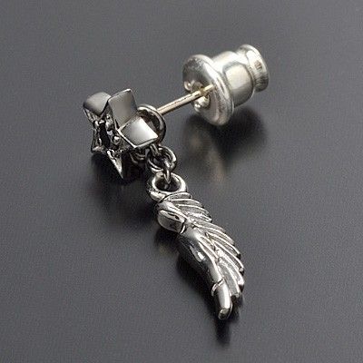シルバースタッドピアス(片耳用)