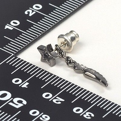 シルバースタッドピアス(片耳用)