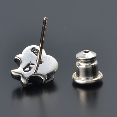 シルバースタッドピアス(片耳用)