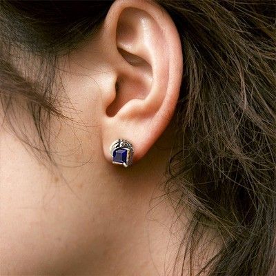 シルバースタッドピアス(片耳用)