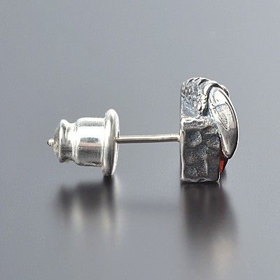 シルバースタッドピアス(片耳用)