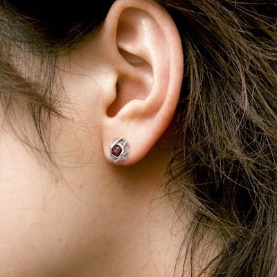 シルバースタッドピアス(片耳用)