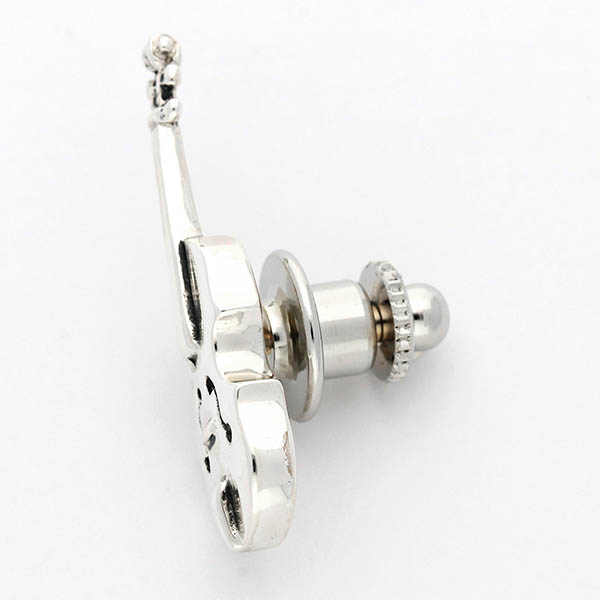 シルバーピンバッチ(バイオリン)