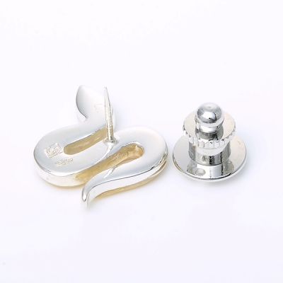 シルバーピンバッチ