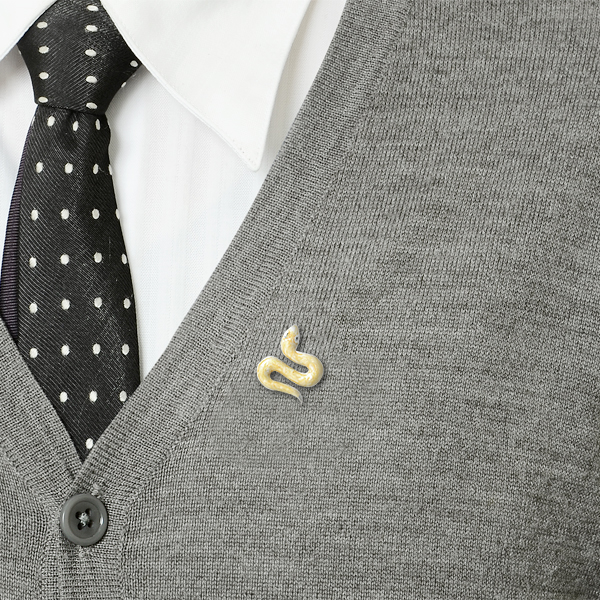 シルバーピンバッチ