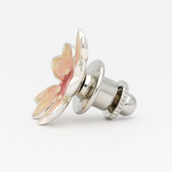 シルバーピンバッチ(サクラ)