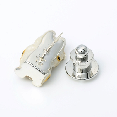 シルバーピンバッチ