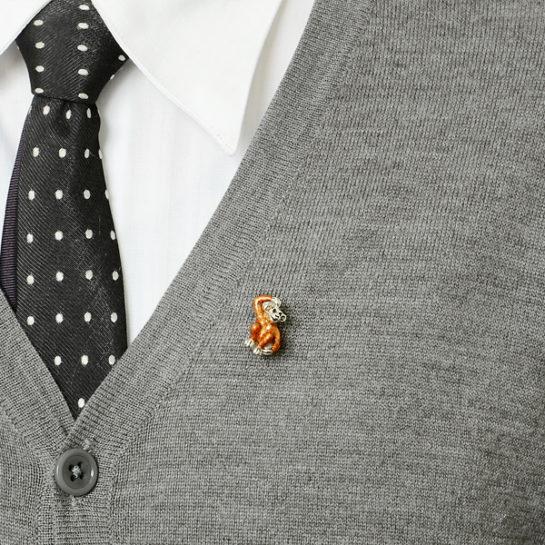 シルバーピンバッチ