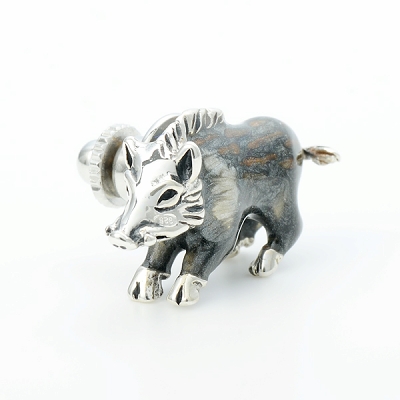 シルバーピンバッチ