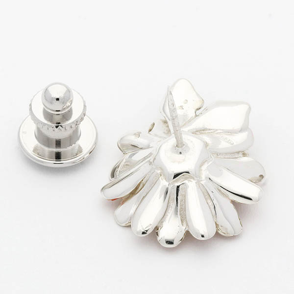 シルバーピンバッチ(デイジー)