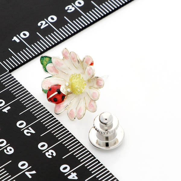 シルバーピンバッチ(デイジー)