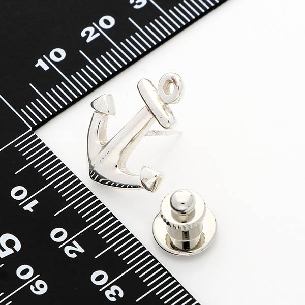 シルバーピンバッチ(イカリ)