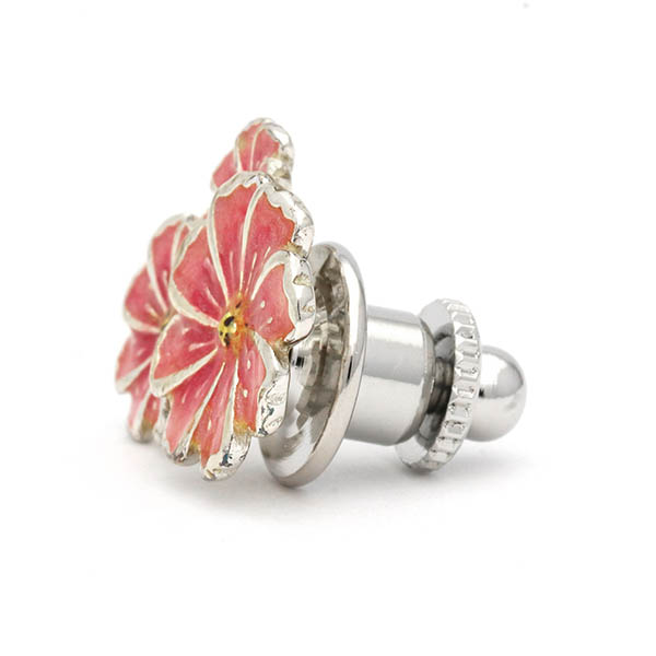 シルバーピンバッチ(コスモス)