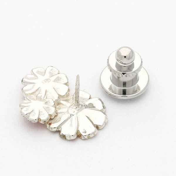 シルバーピンバッチ(コスモス)