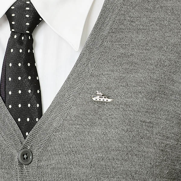 シルバーピンバッチ(クルーザー)