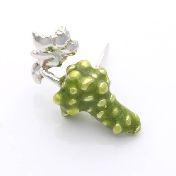 シルバーピンバッチ