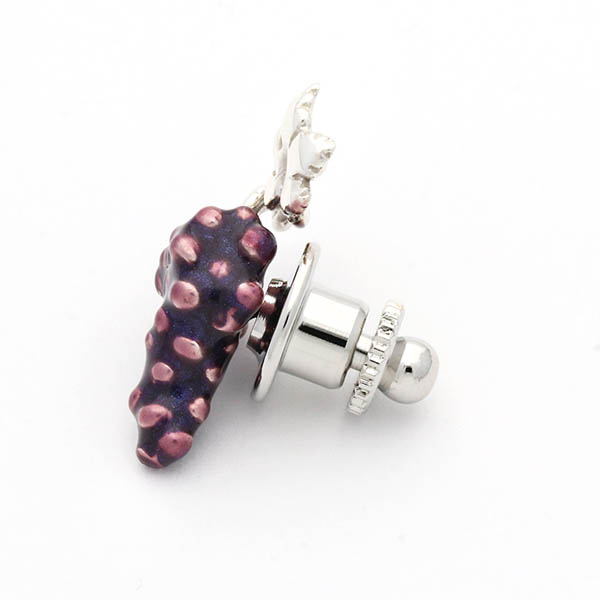 シルバーピンバッチ(ブドウ)