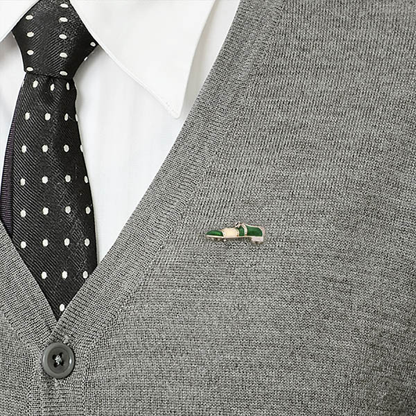 シルバーピンバッチ(靴)