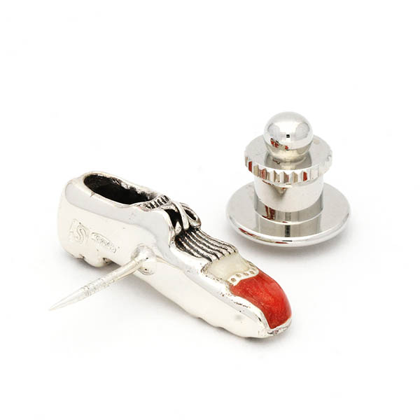 シルバーピンバッチ(靴)