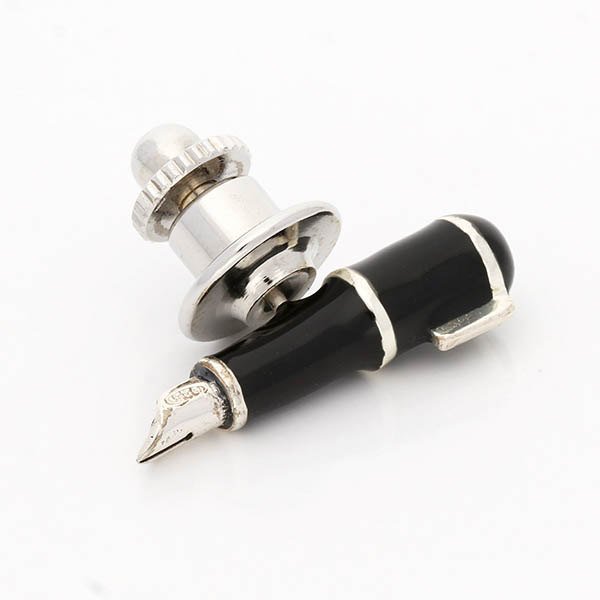 シルバーピンバッチ(ペン)