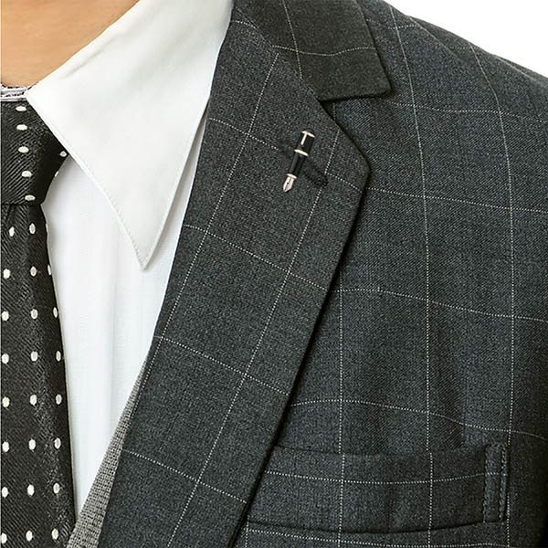 シルバーピンバッチ(ペン)