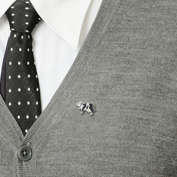 シルバーピンバッチ