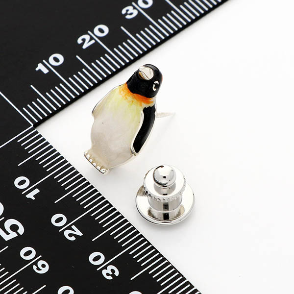 シルバーピンバッチ(ペンギン)