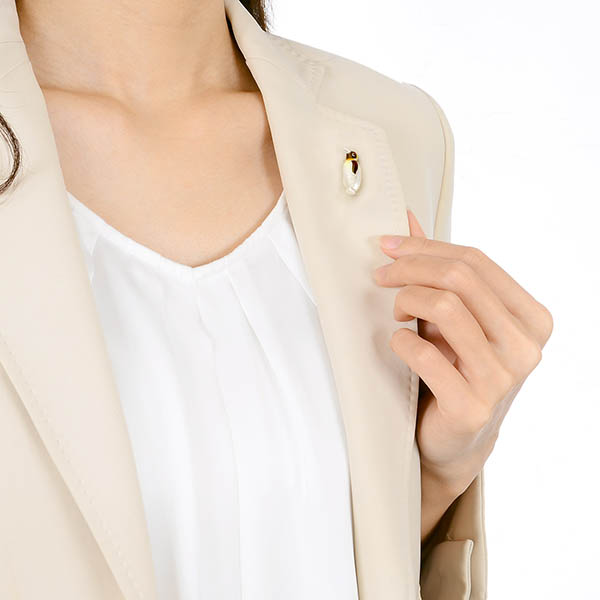 シルバーピンバッチ(ペンギン)