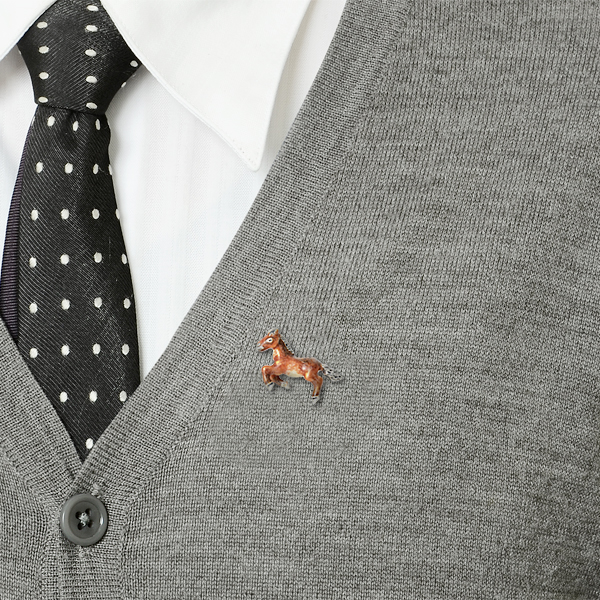 シルバーピンバッチ