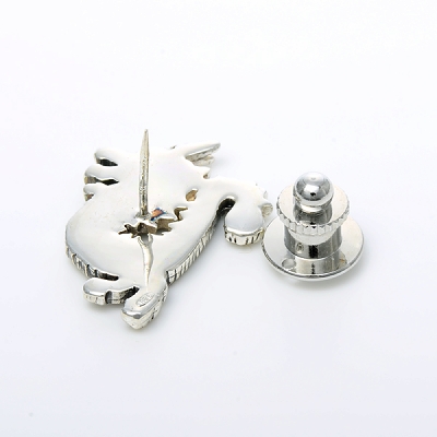 シルバーピンバッチ