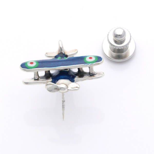 シルバーピンバッチ