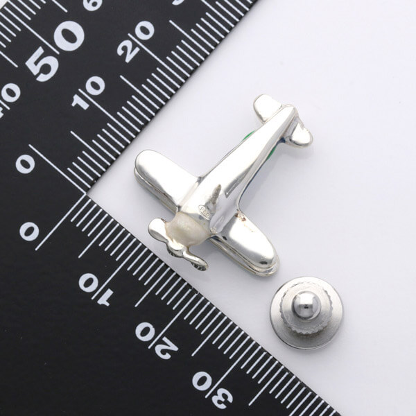 シルバーピンバッチ