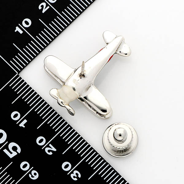 シルバーピンバッチ(飛行機)