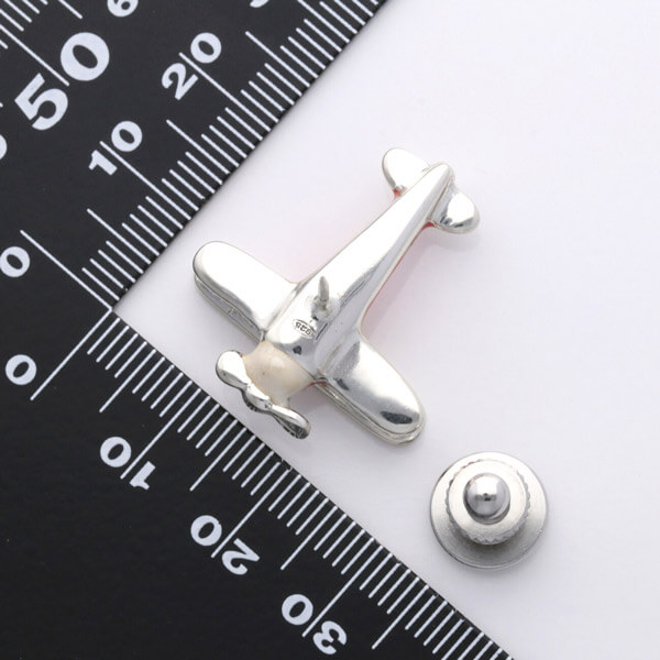 シルバーピンバッチ