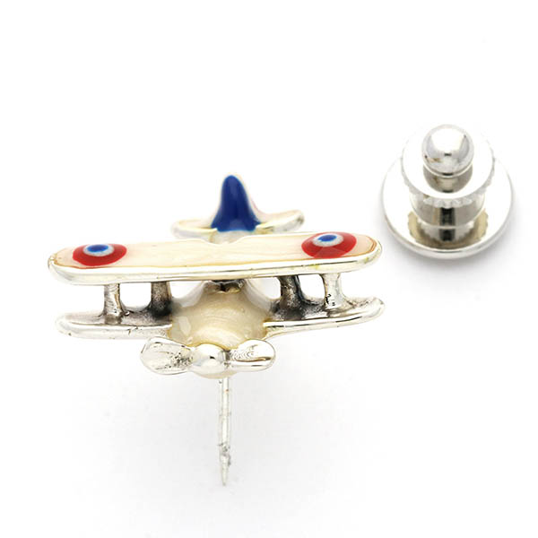 シルバーピンバッチ(飛行機)