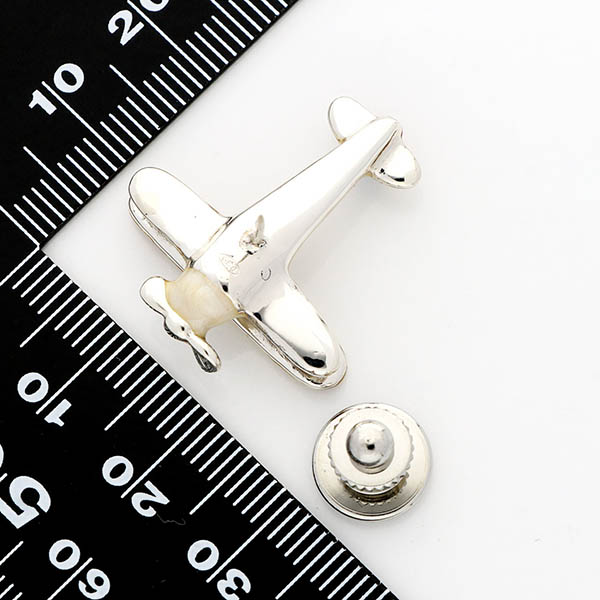 シルバーピンバッチ(飛行機)