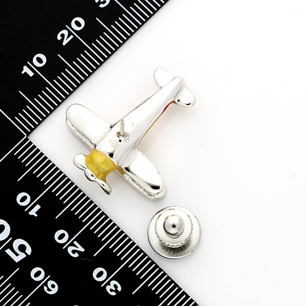 シルバーピンバッチ(飛行機)