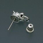 シルバースタッドピアス(片耳用)