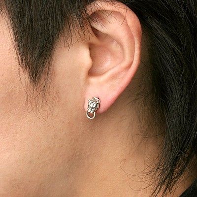 シルバースタッドピアス(片耳用)