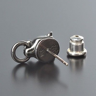 シルバースタッドピアス(片耳用)
