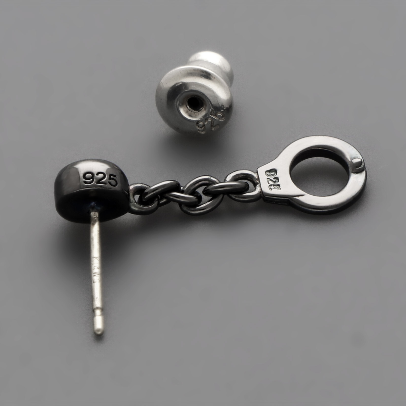 シルバースタッドピアス(片耳用)