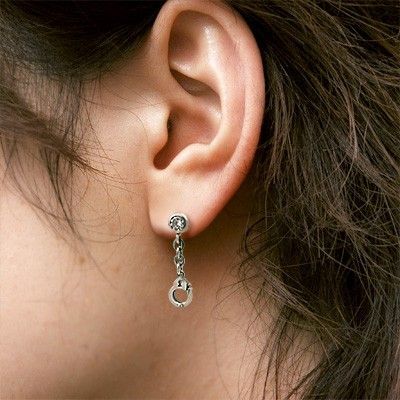 シルバースタッドピアス(片耳用)