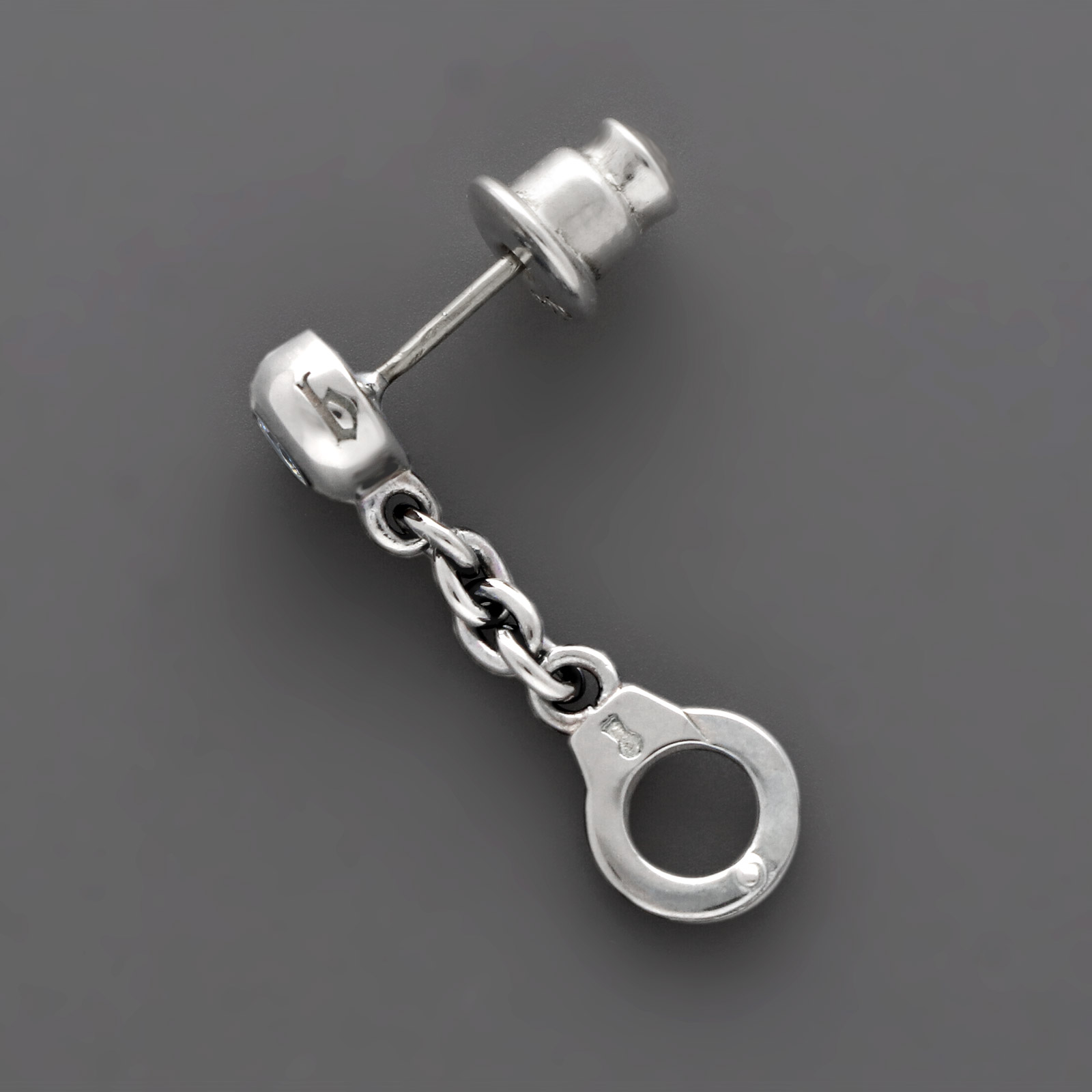 シルバースタッドピアス(片耳用)