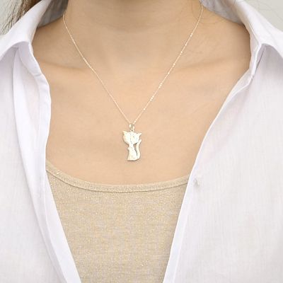 シルバーネックレス