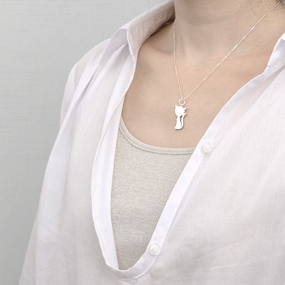 シルバーネックレス
