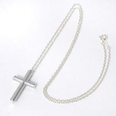 シルバーペアネックレス