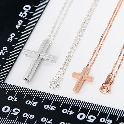 シルバーペアネックレス